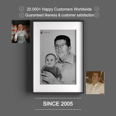 Sketchus Happy Customers : Loved by over 20,000 families worldwide, offering premium hand-drawn artwork